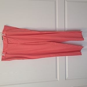 Dark pink straight leg pants
